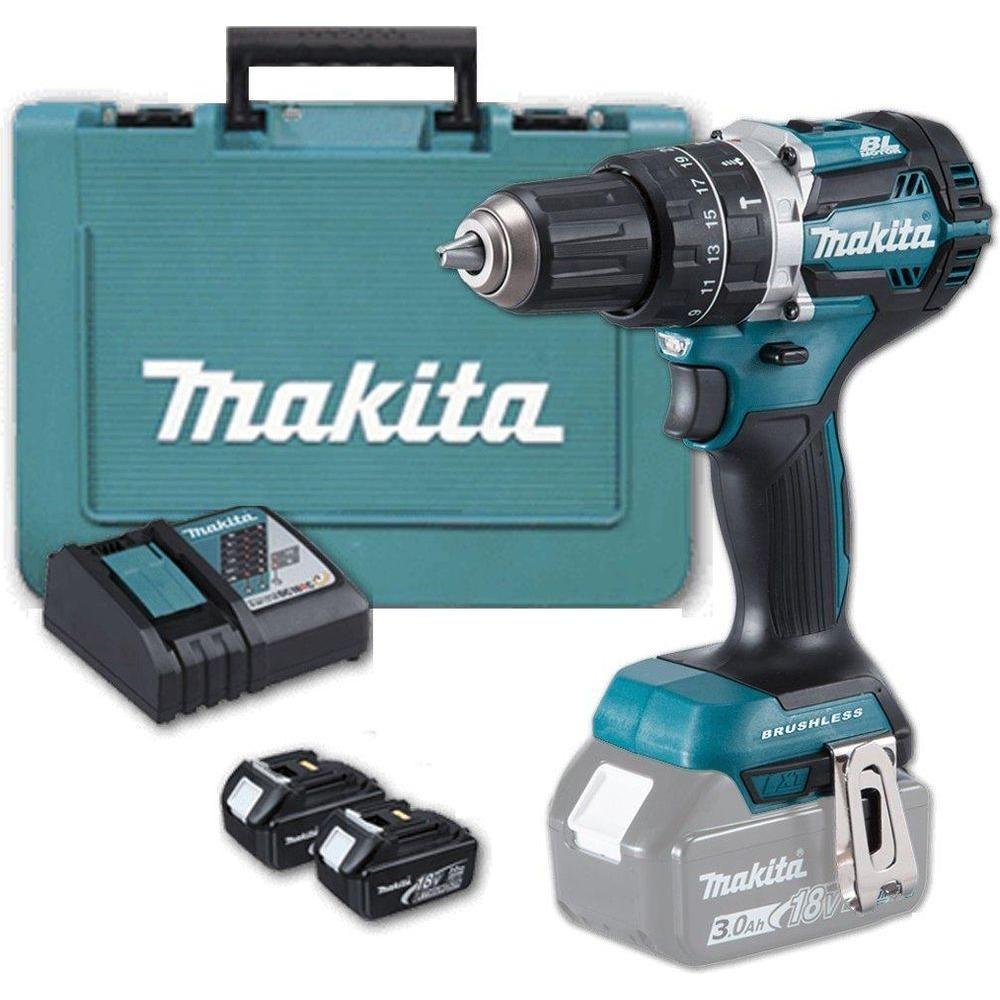 Makita DHP484RFE Cordless Brushless Hammer Drill (LXT-Series) - Goldpeak Tools PH Makita Makita DHP484RFE Cordless Brushless Hammer Drill (LXT-Series) - Goldpeak Tools PH Makita